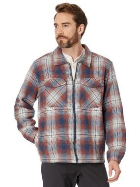 prAna heritage full zip standard fit flannel shirt